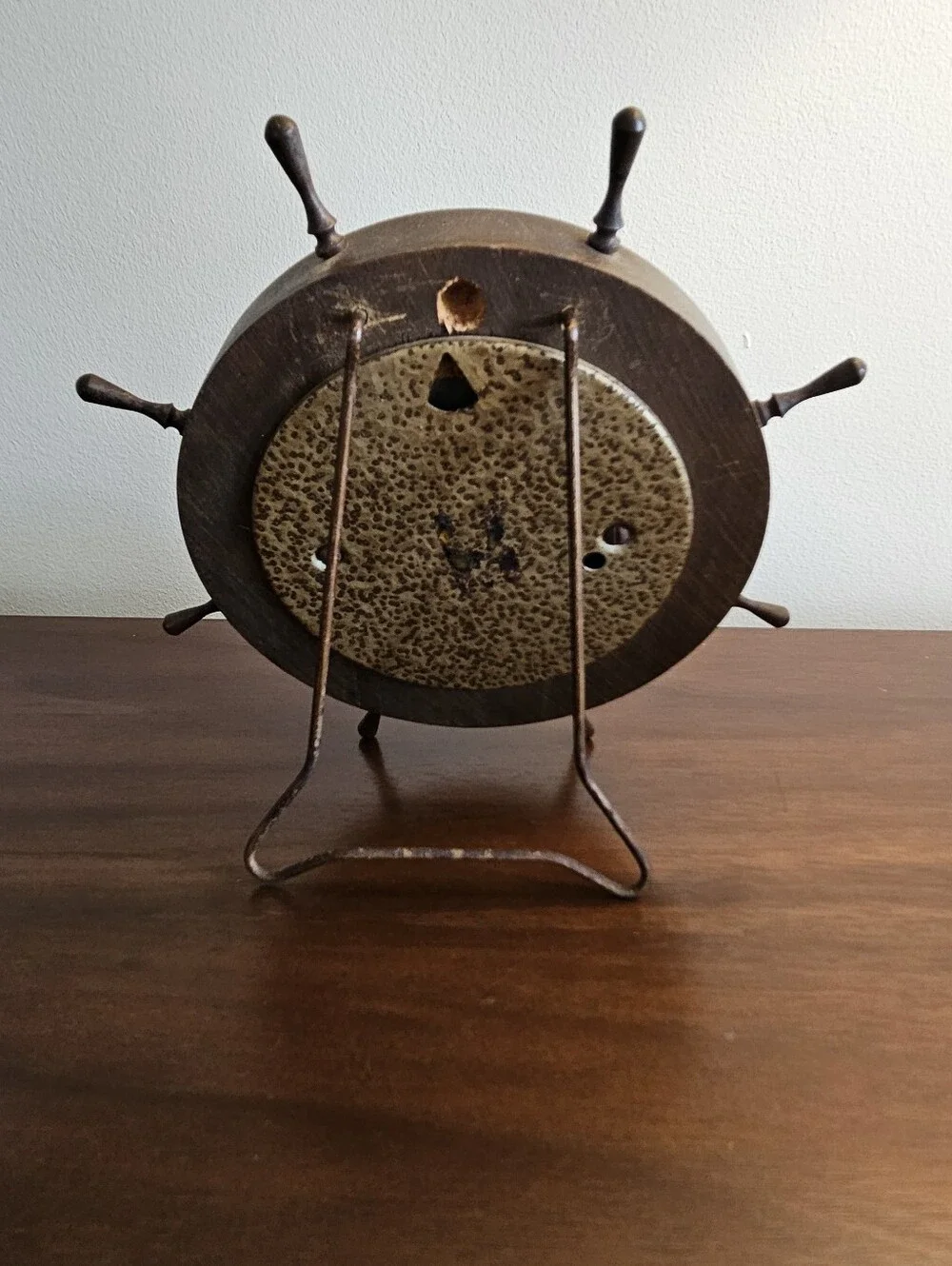 Vintage Focal Ship Wheel Aneroid Barometer – Nautical Maritime Decor